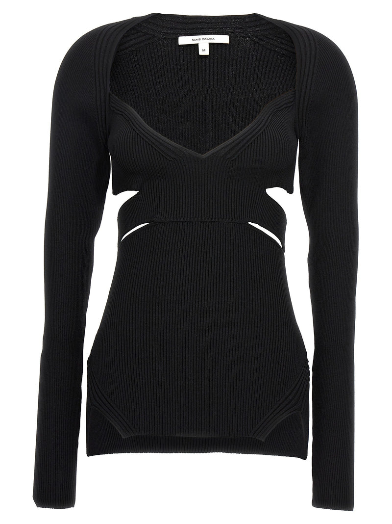 Cut-out sweater