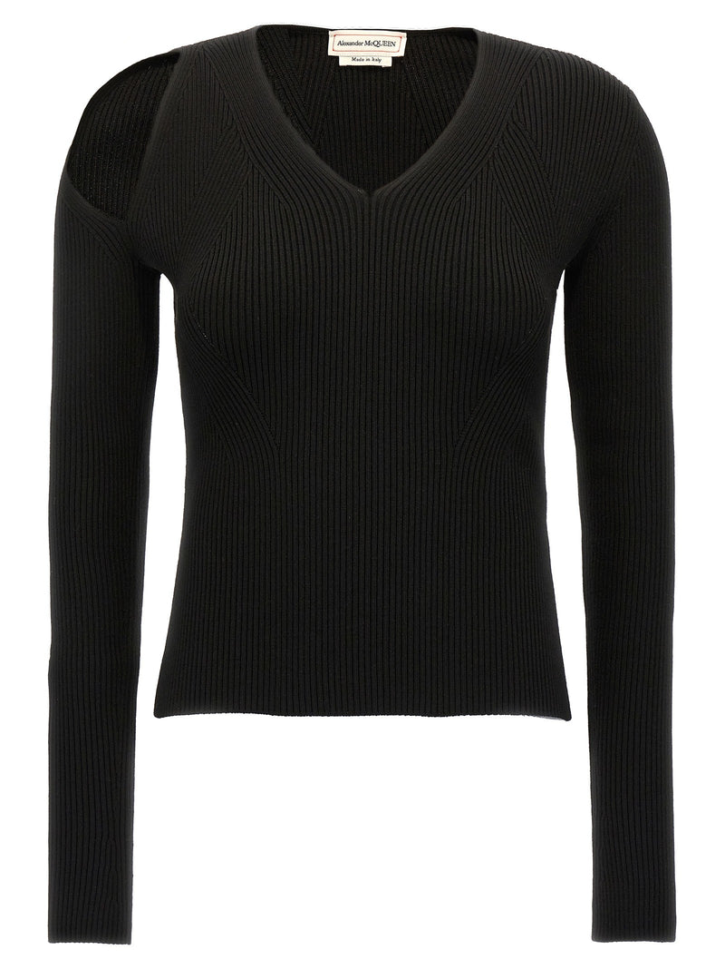 Cut-out sweater