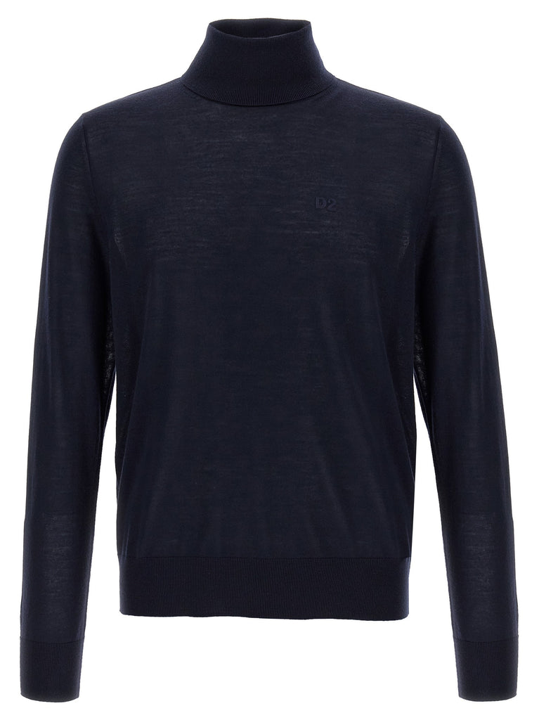 'D2' turtleneck sweater
