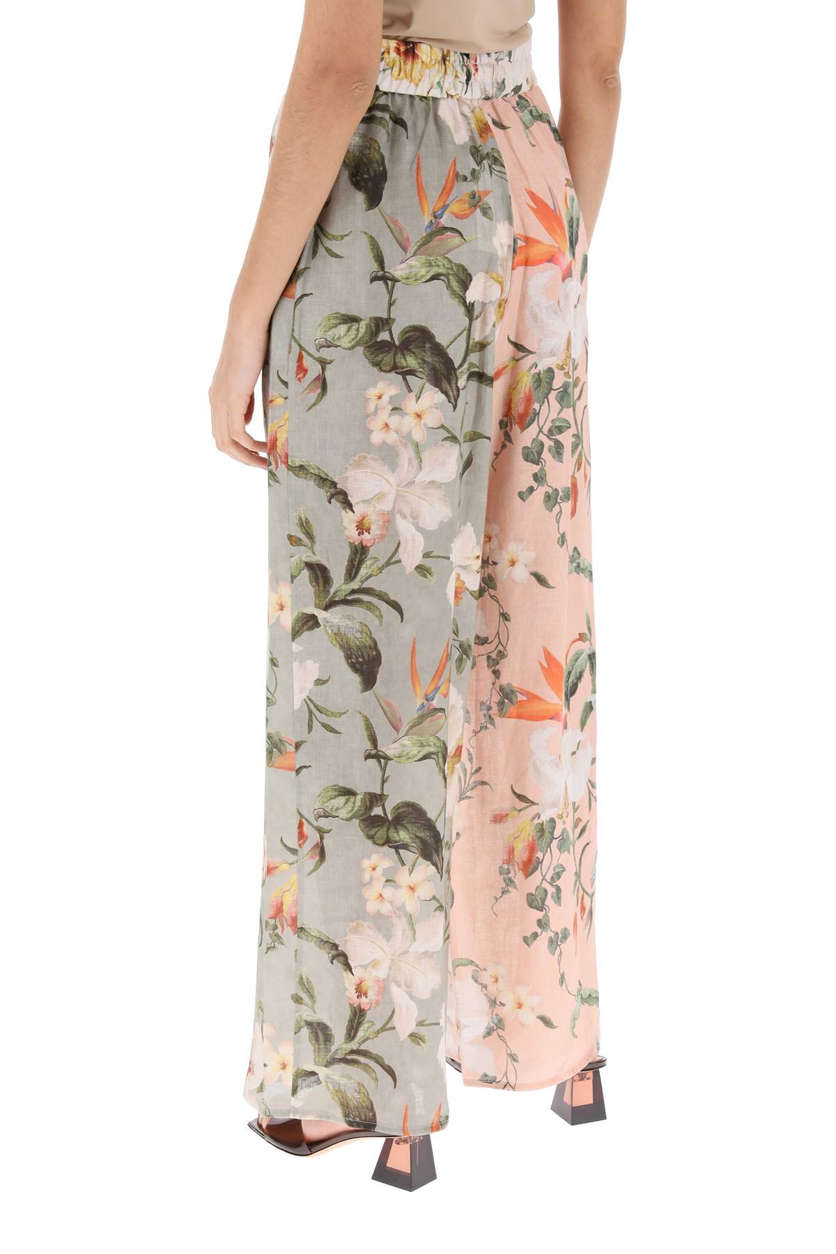 Zimmermann Lexi Floral Palazzo Pants   Pink