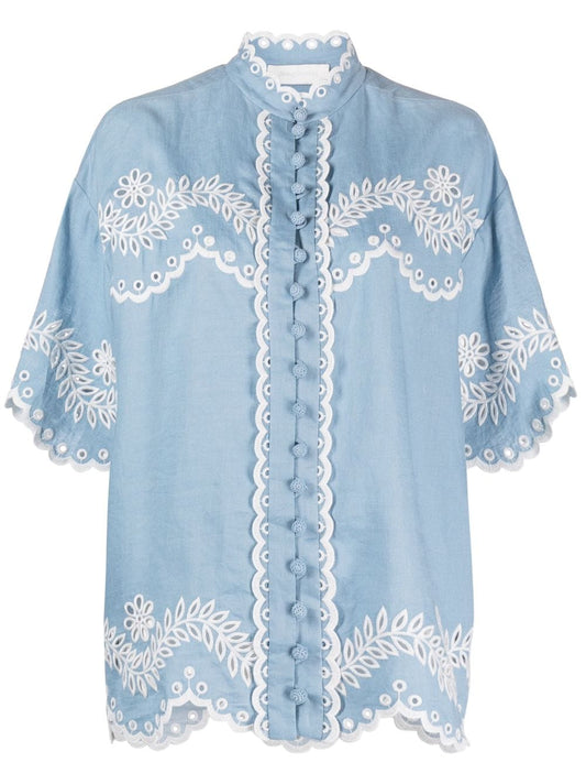 Zimmermann Shirts Blue