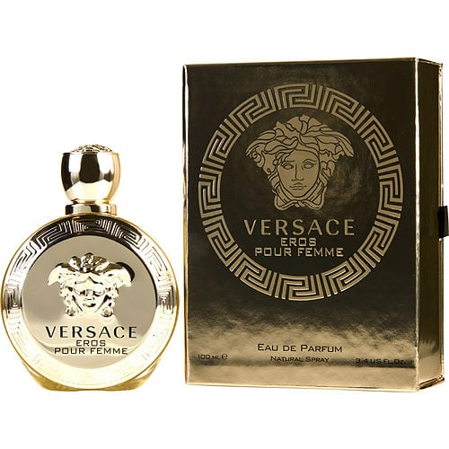 VERSACE EROS POUR FEMME - EAU DE PARFUM SPRAY 3.4 OZ