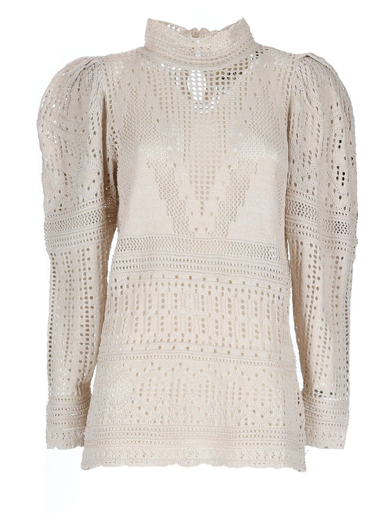 "DAHARA" CROCHET TOP