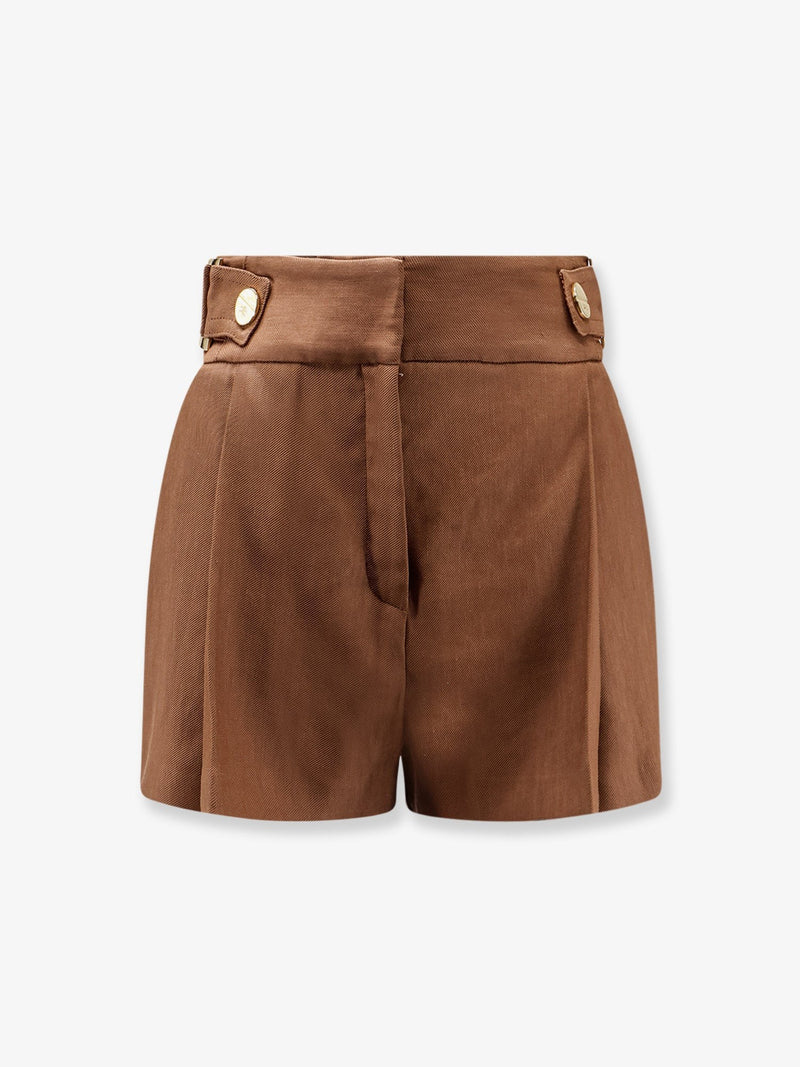Daily linen and viscose shorts