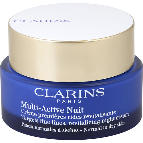 Clarins - Multi-Active Night Targets Fine Lines Revitalizing Night Cream - For Normal To Dry Skin  --50ml/1.7oz