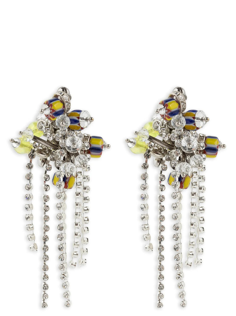 Decorated stud earrings