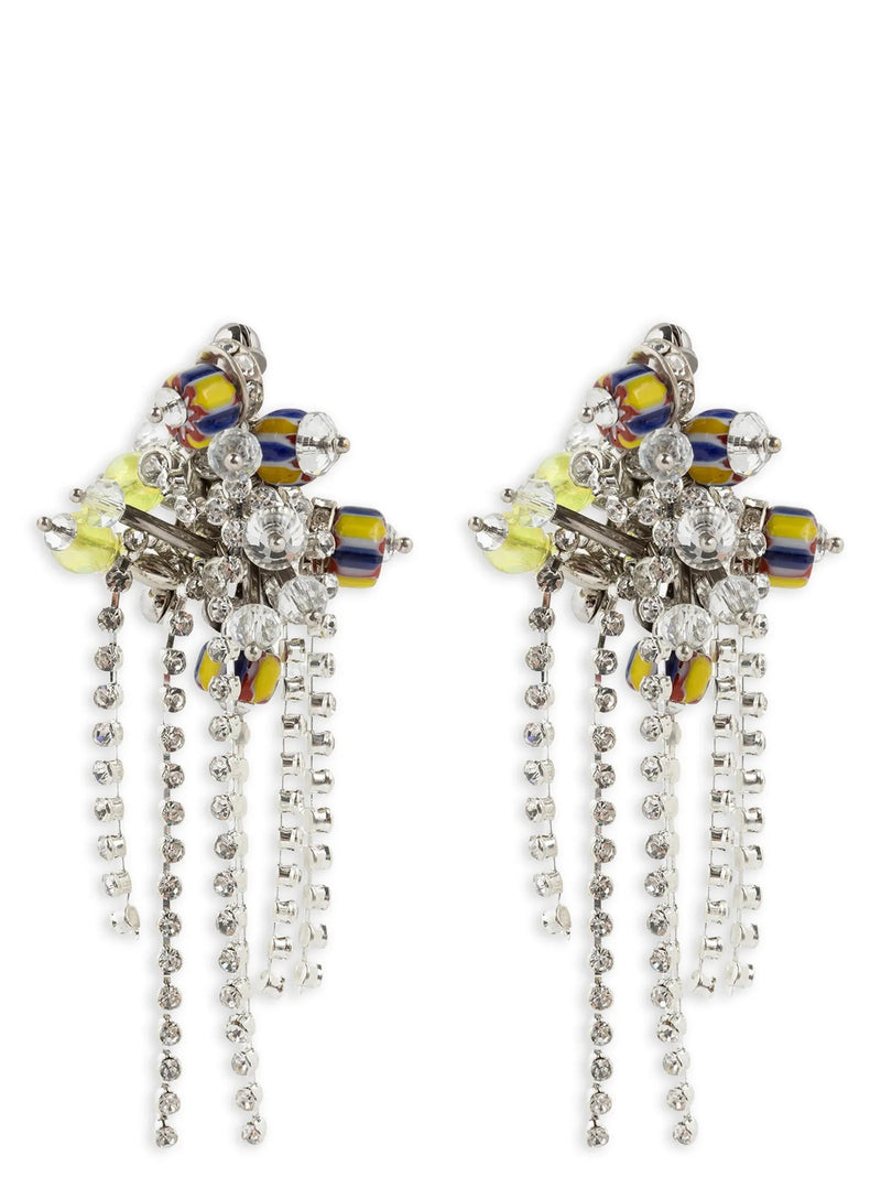 Decorated stud earrings