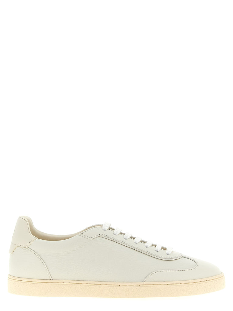 Deer leather sneakers