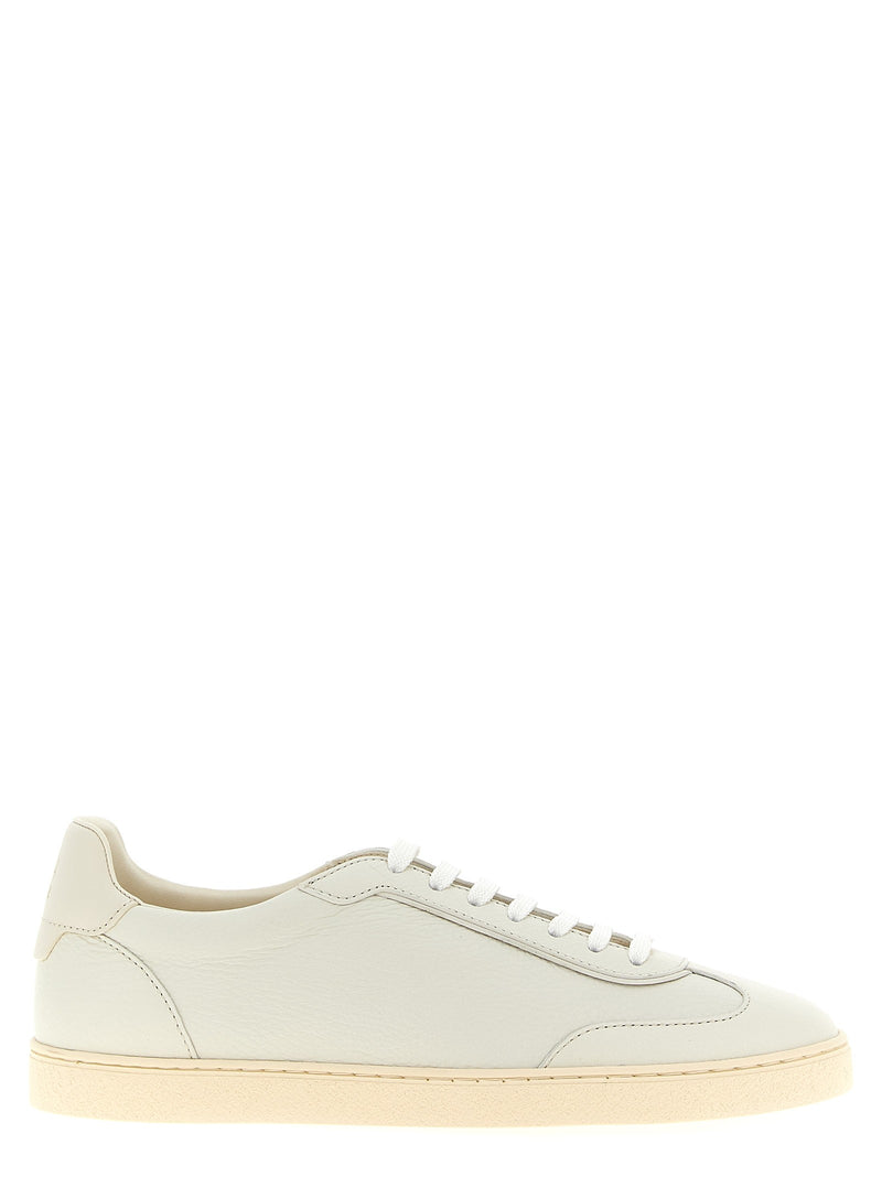 Deer leather sneakers