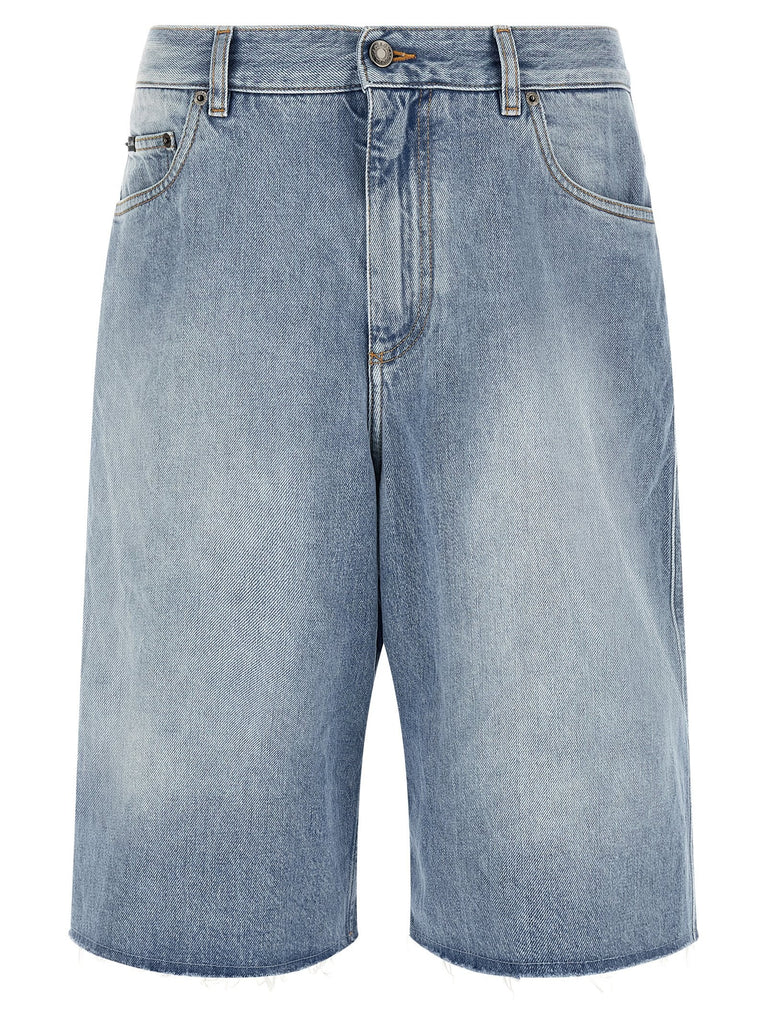Denim bermuda shorts