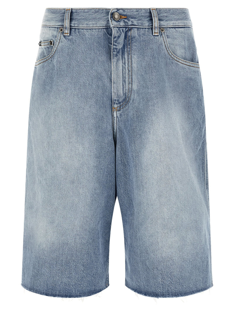 Denim bermuda shorts