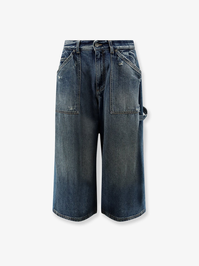 Denim bermuda shorts