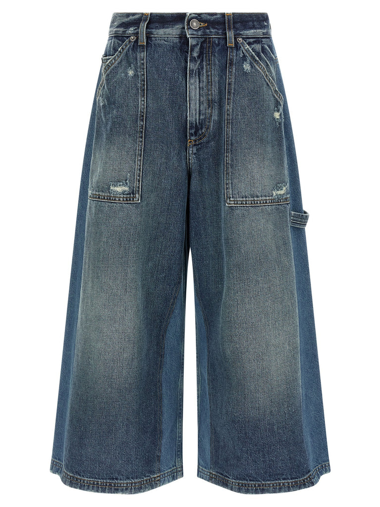 Denim bermuda shorts