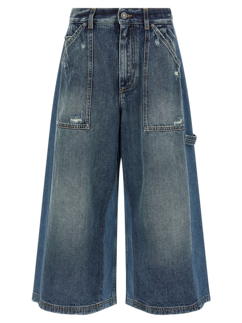 Denim bermuda shorts