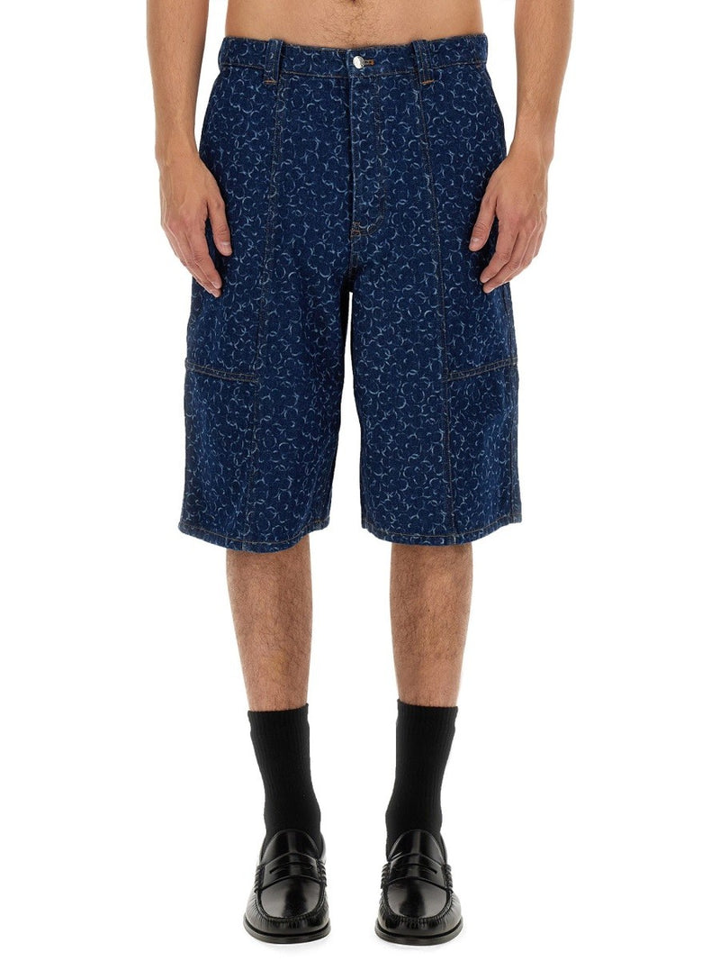DENIM BERMUDA SHORTS