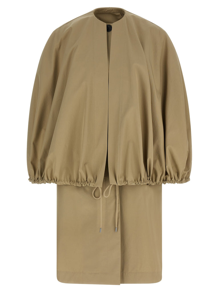 'Detachable cape coat' jacket