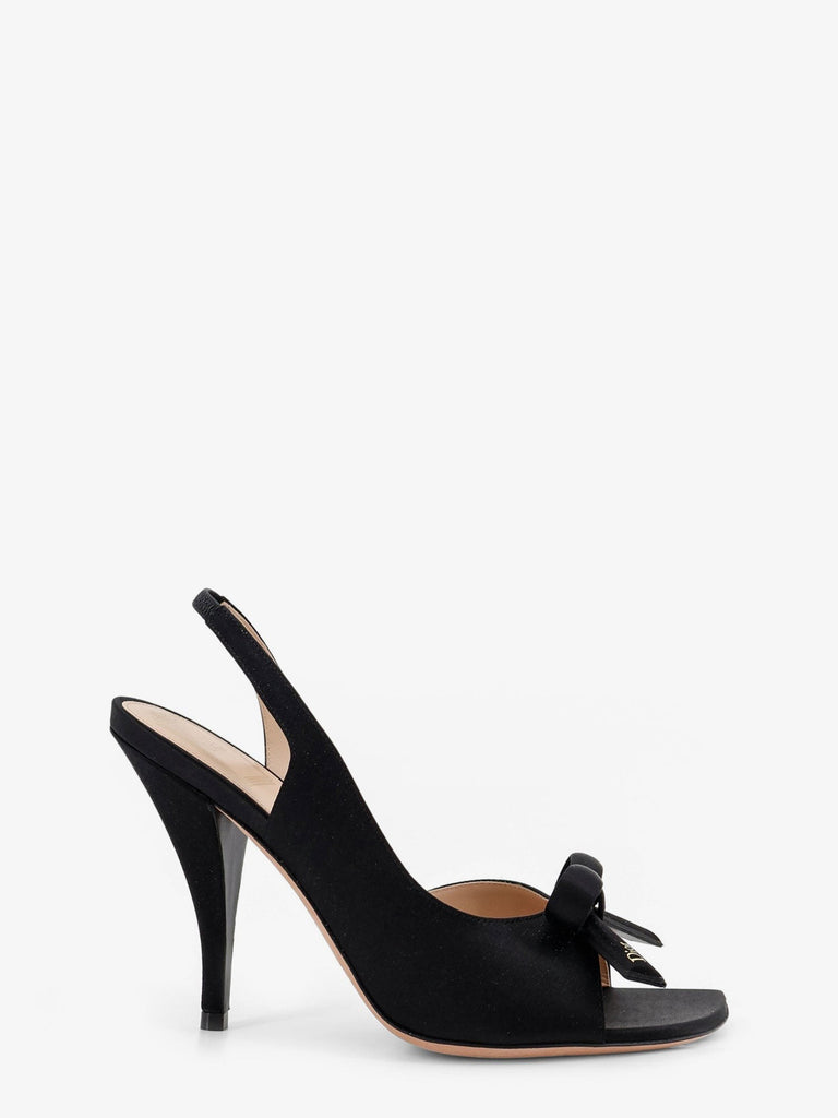 Dior Bow satin sandals with logo bow detail