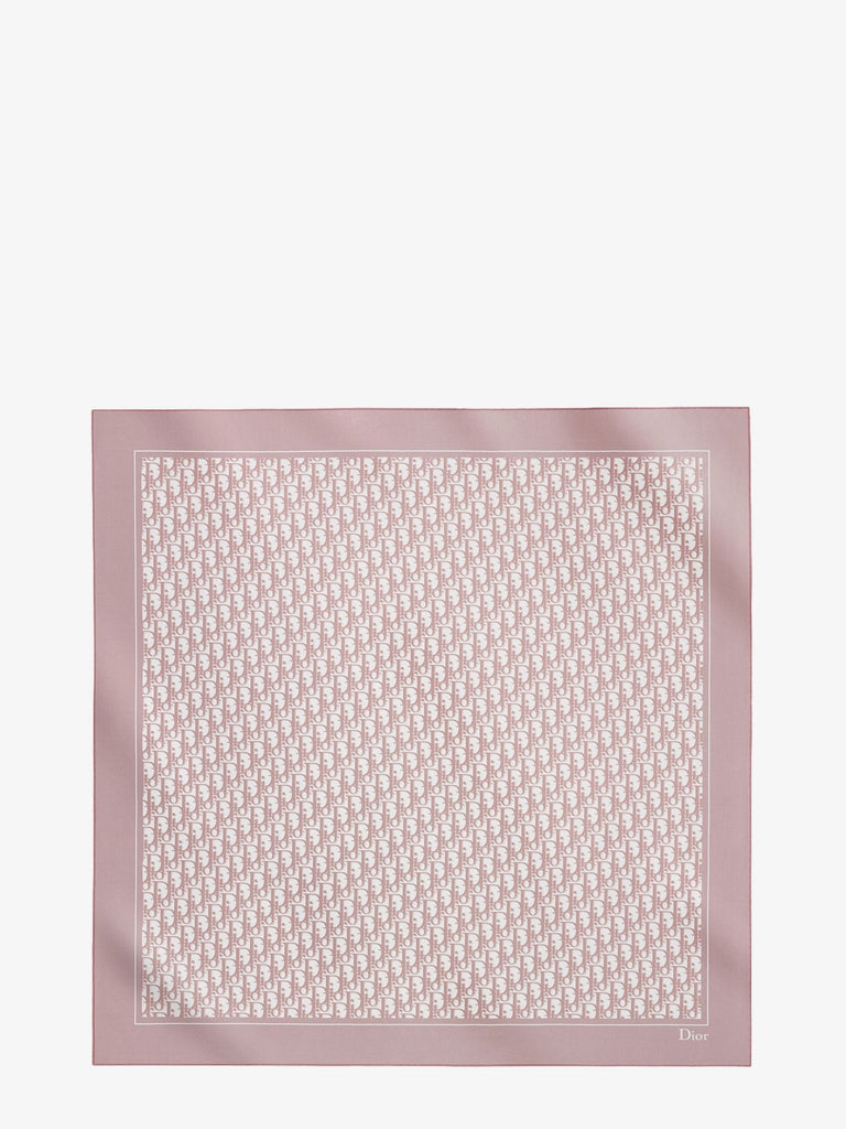 Dior Oblique 90 silk scarf