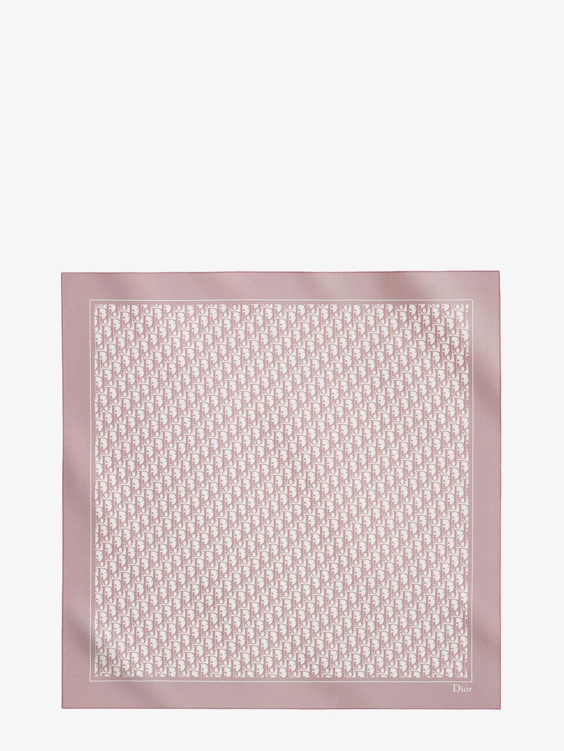 Dior Oblique 90 silk scarf