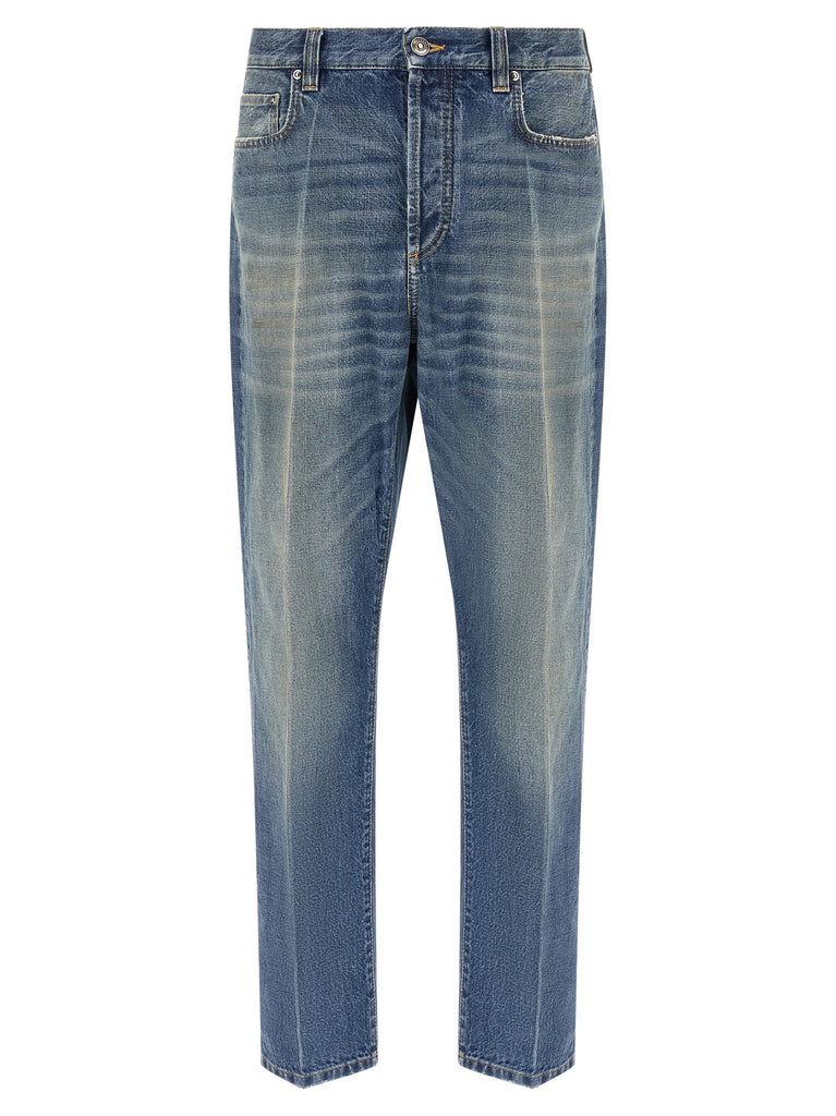 Distressed jeans