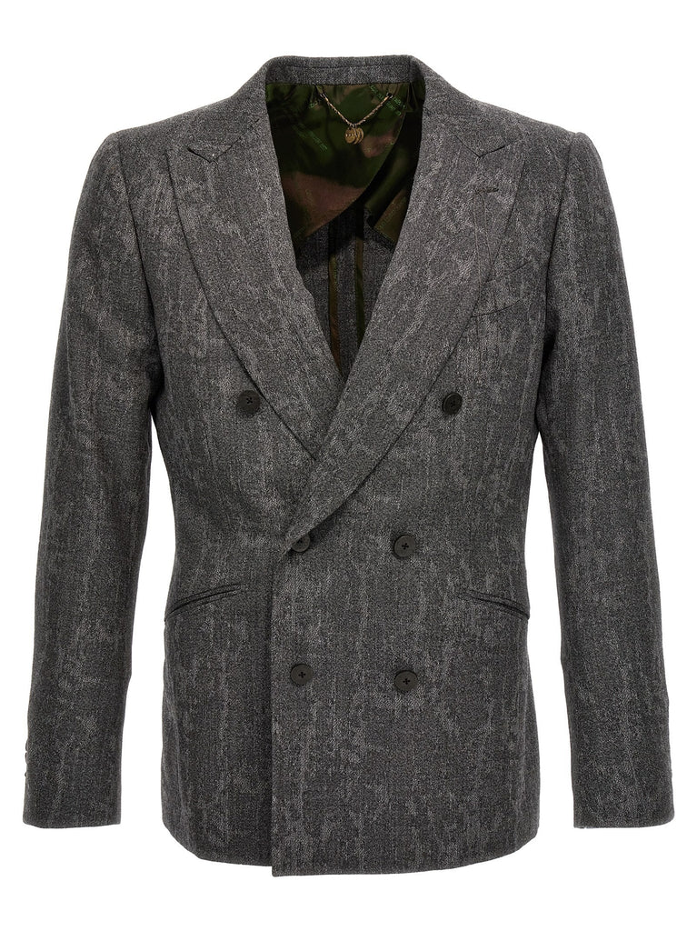 double-breasted blazer