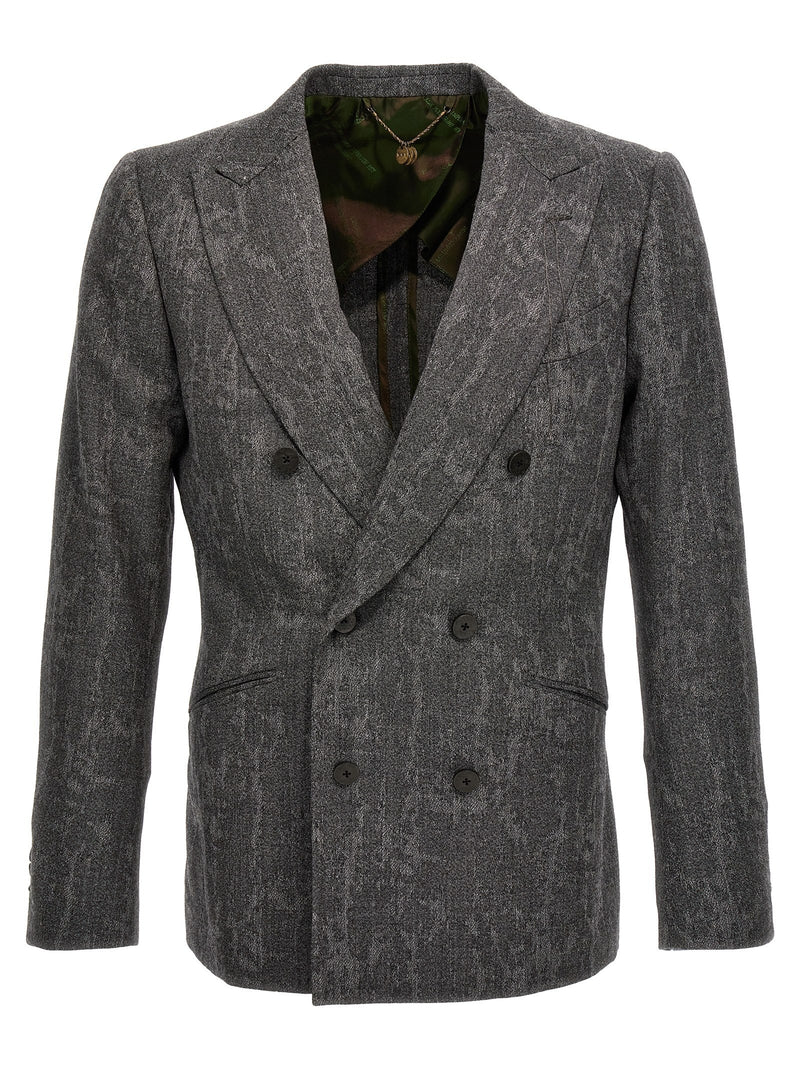 double-breasted blazer