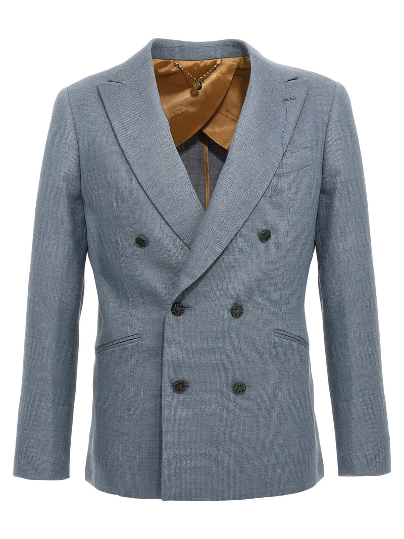 double-breasted blazer