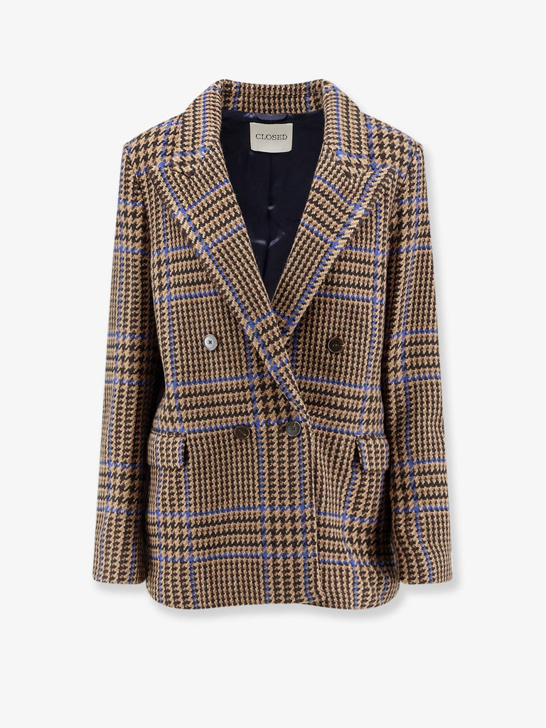 Double-breasted Prince-of-Wales coat
