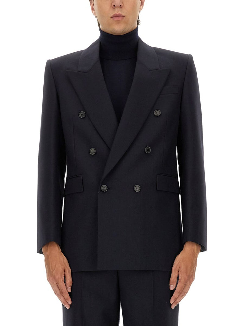 DOUBLE-BREASTED WOOL JACKET