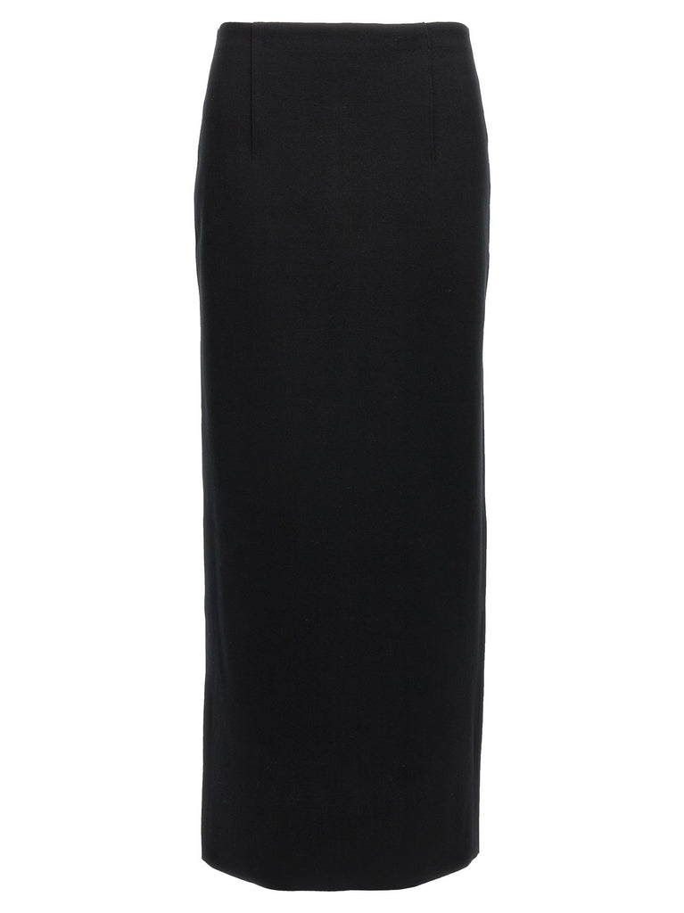 Double face knit skirt