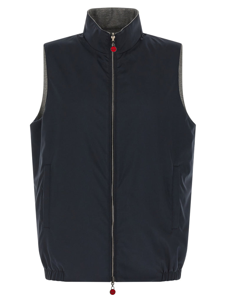 Double face nylon vest