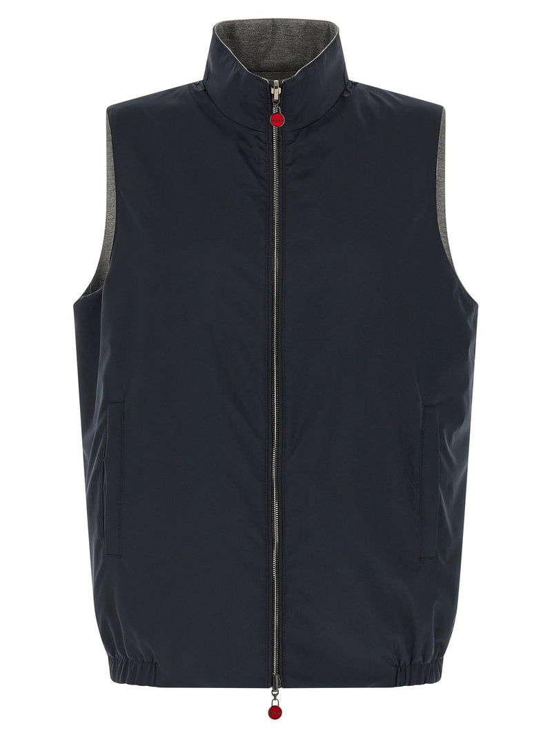 Double face nylon vest