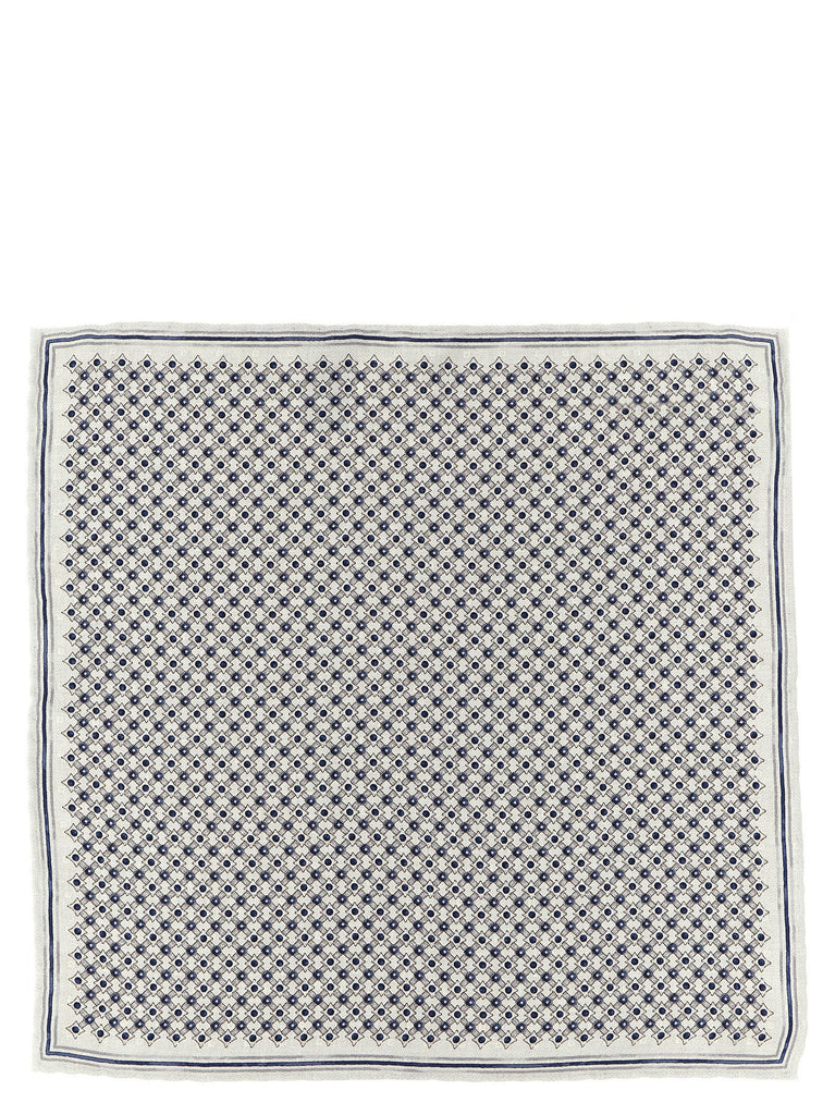 Double face silk pocket clutch bag