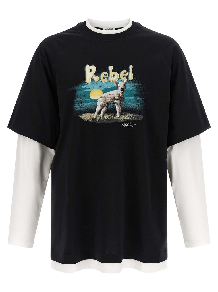 Double layer 'Rebel' t-shirt