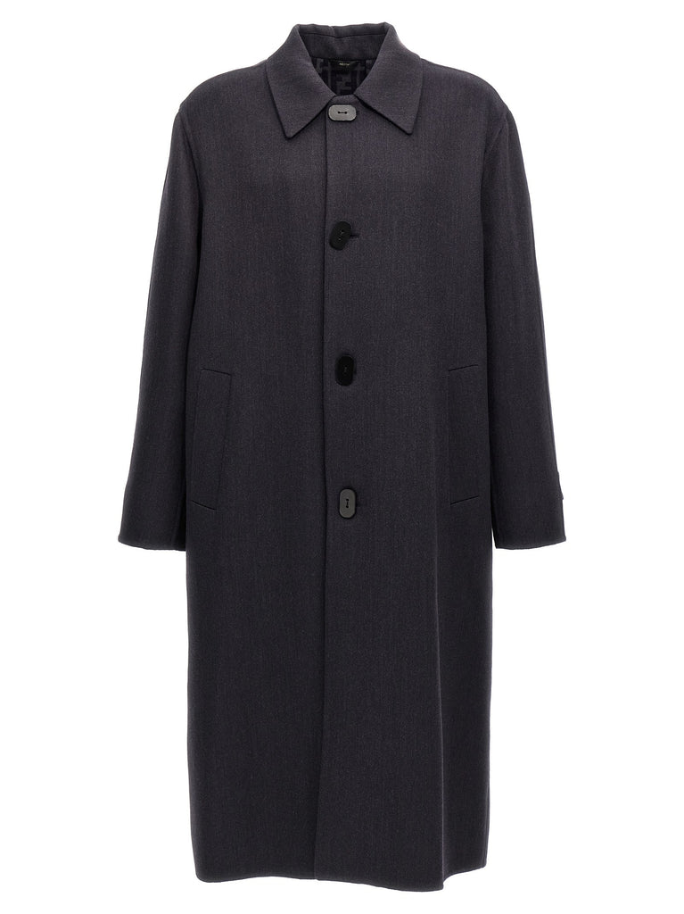 Double wool coat