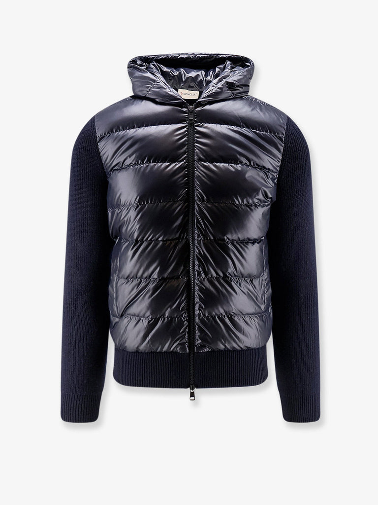 Down Jacket with virgin wool inserts