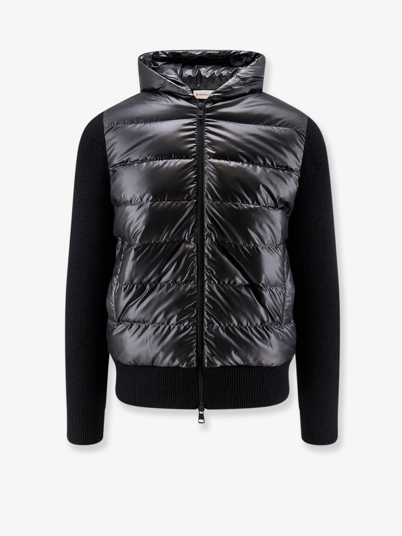Down Jacket with virgin wool inserts