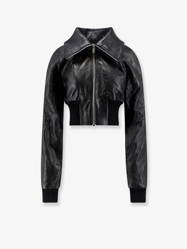 Dracuflight Cropped Leather Jacket