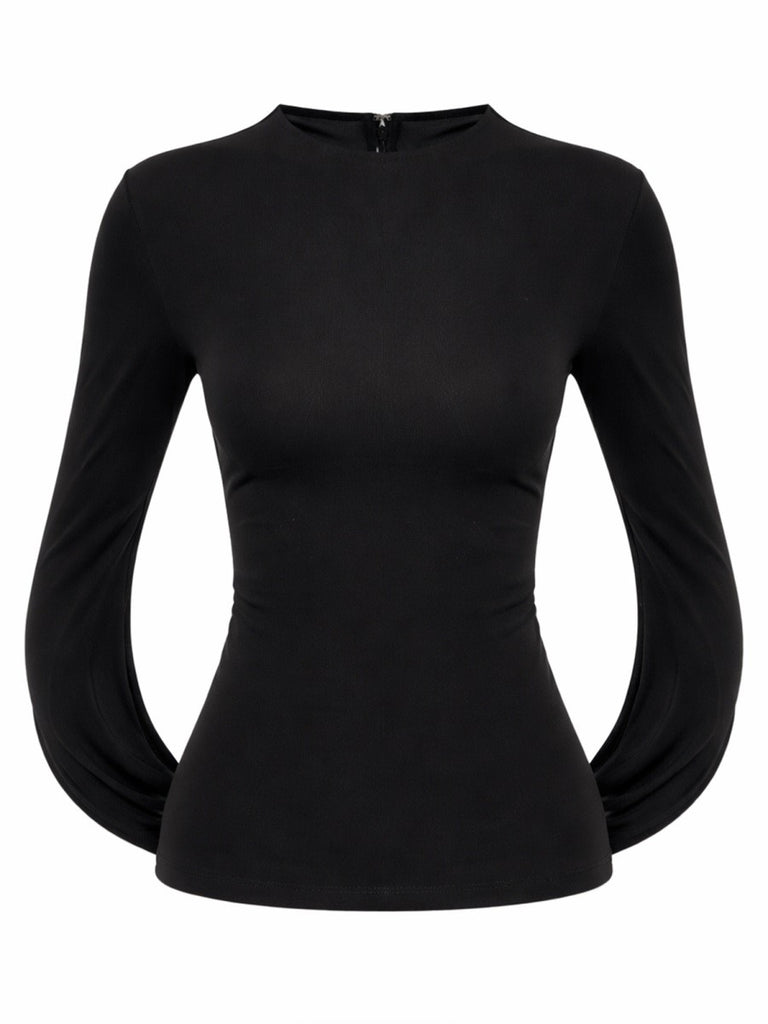 DRAPED BACK TOP