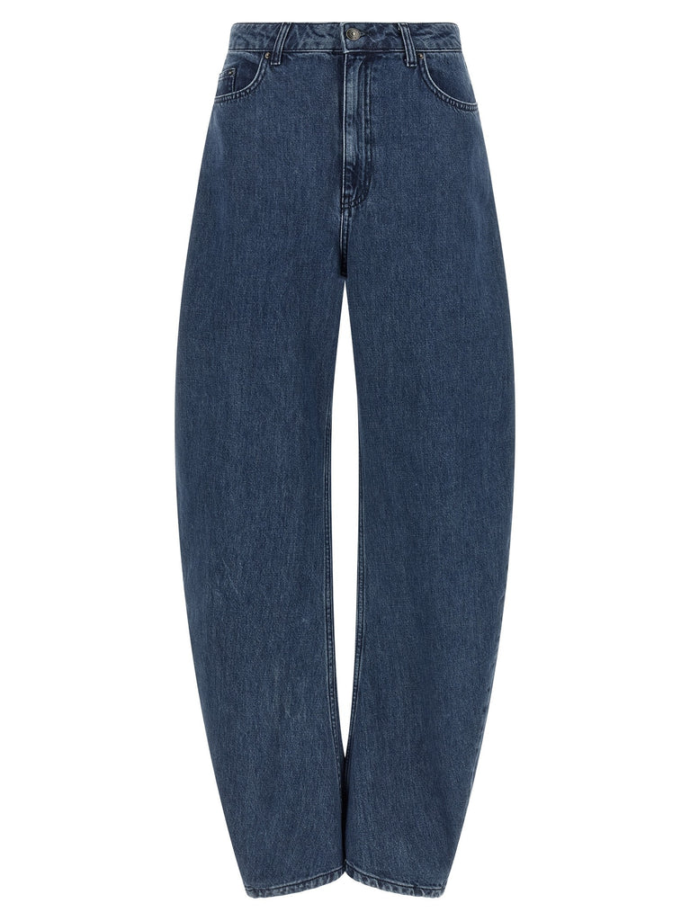 'Draped Barrel Leg' jeans