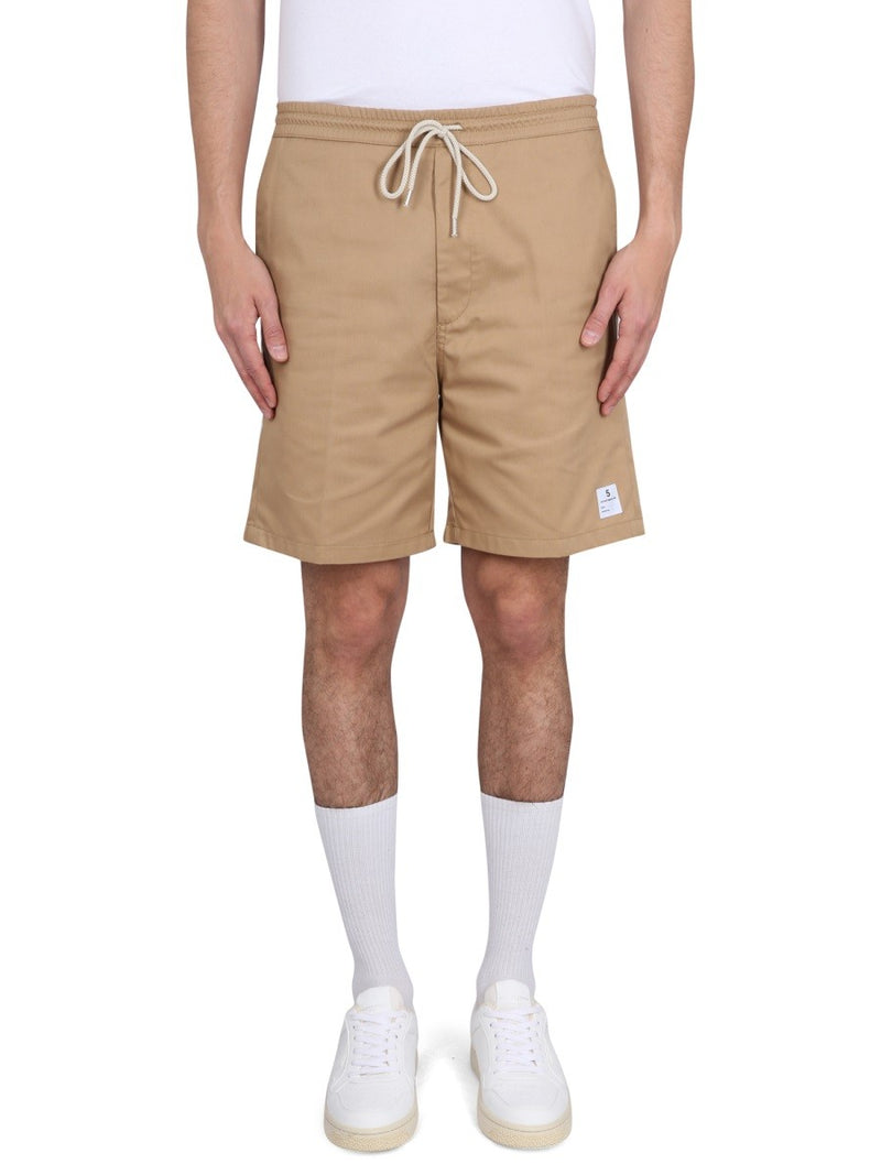 DRAWSTRING BERMUDA SHORTS