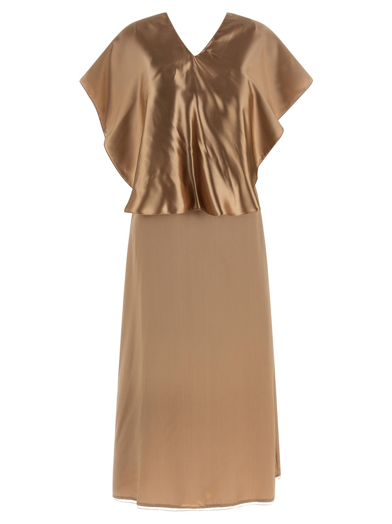 Dress with cape