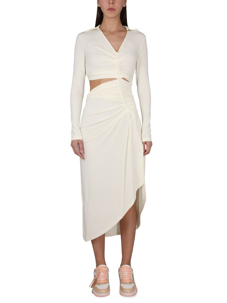 DRESS WITH RUFFLES