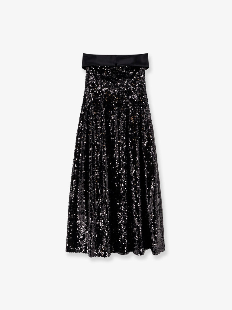 Dress with sequins