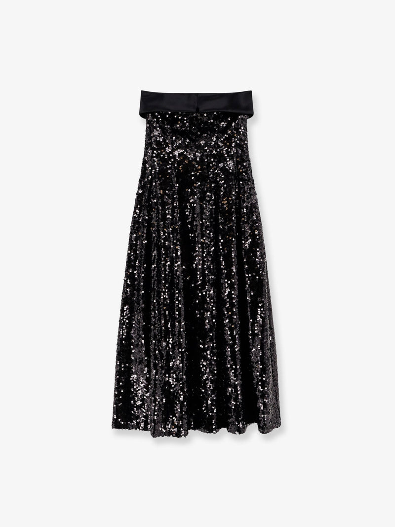 Dress with sequins