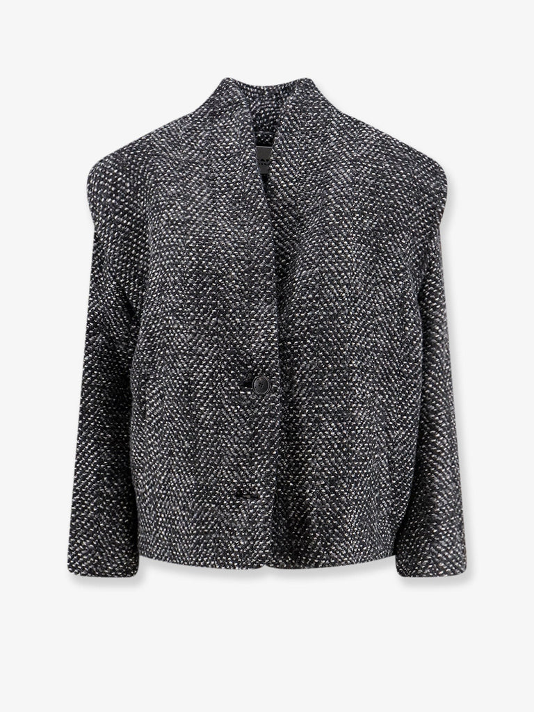 Drogo mélange fabric coat