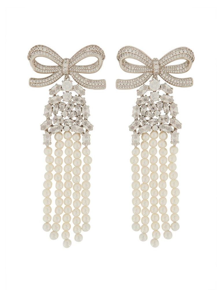 DROP EARRINGS WITH BOW
