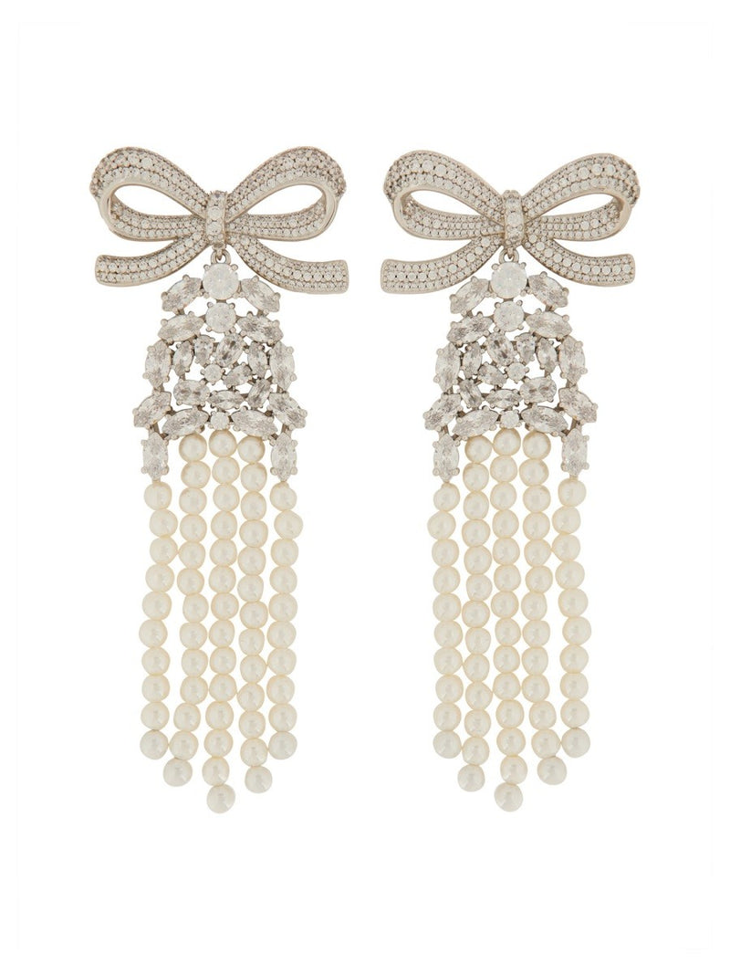 DROP EARRINGS WITH BOW