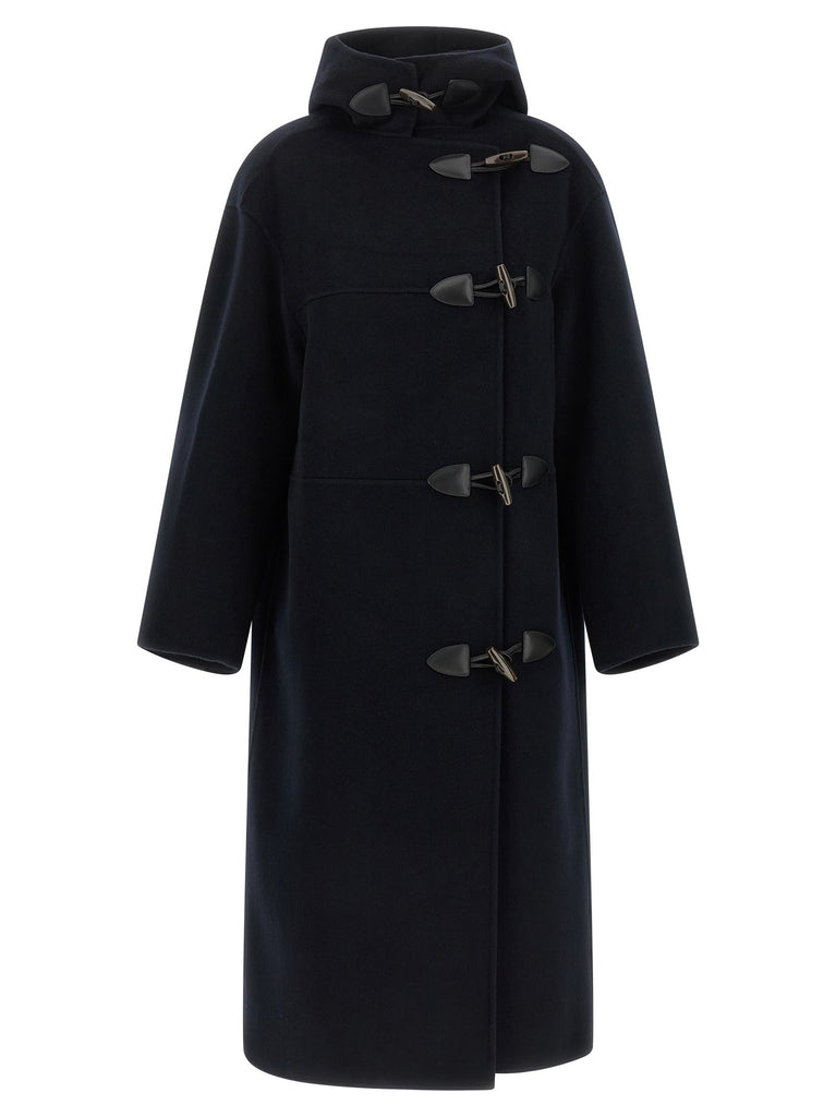 'Duffle' reversible coat with alamari