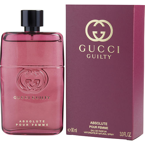 GUCCI GUILTY ABSOLUTE POUR FEMME - EAU DE PARFUM SPRAY 3 OZ